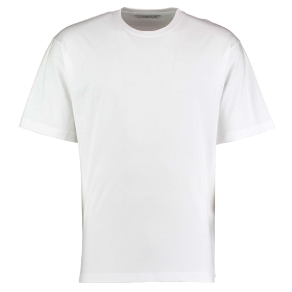 Kustom Kit Hunky Superior herr T-shirt med kort ärm S vit White S