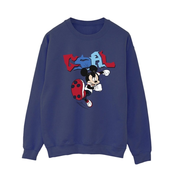 Disney Mickey Mouse, dam/dam, tröja för målanfallare Navy Blue XL