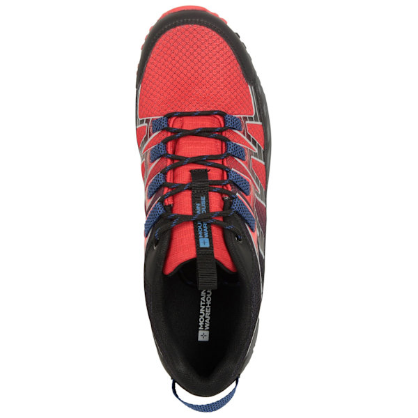 Mountain Warehouse Enhance Trail Vattentäta Löparskor för Herr Active Red 10 UK