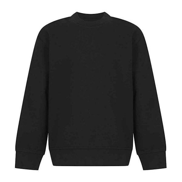 SF Minni Barn/Barn Curved Hem Sweatshirt 7-8 År Svart Black 7-8 Years