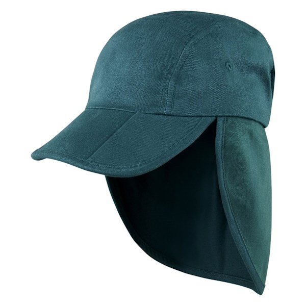 Result Headwear Barn/Barn Fold Up Legionnaire Hat En Storlek Bottle Green One Size