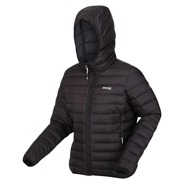 Regatta Dam/Kvinnor Marizion Huvförsedd Vadderad Jacka 12 UK Svart Black 12 UK
