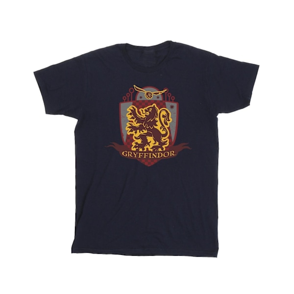 Harry Potter Boys Gryffindor Bröstmärke T-shirt 12-13 år Marinblå Navy Blue 12-13 Years