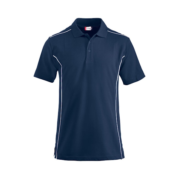 Clique New Conway Pikétröja för män Mörk Marinblå Stl M Dark Navy M