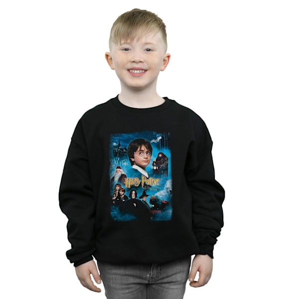 Harry Potter Pojkar De vises sten Tröja 7-8 År Svart Black 7-8 Years