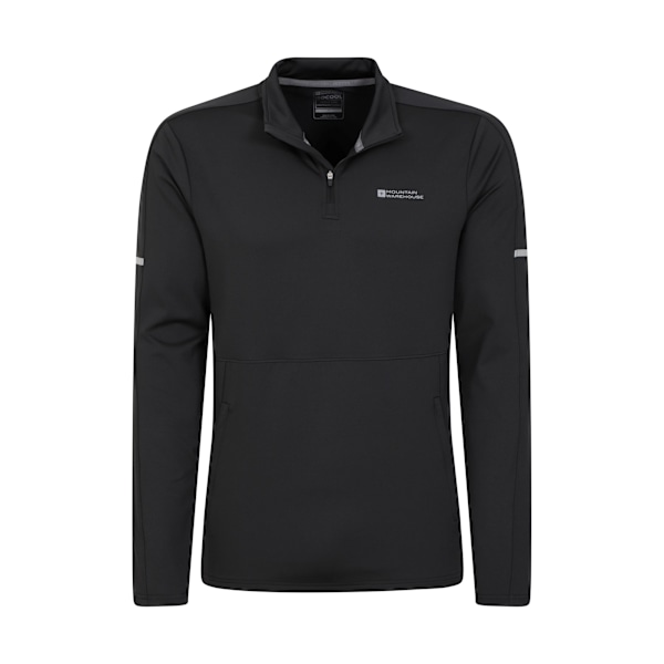 Mountain Warehouse Core Recycled Half Zip Midlayer 4XL Svart Black 4XL