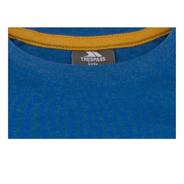 Trespass Colley Långärmad T-shirt för Pojkar 2-3 År Blå Blue 2-3 Years