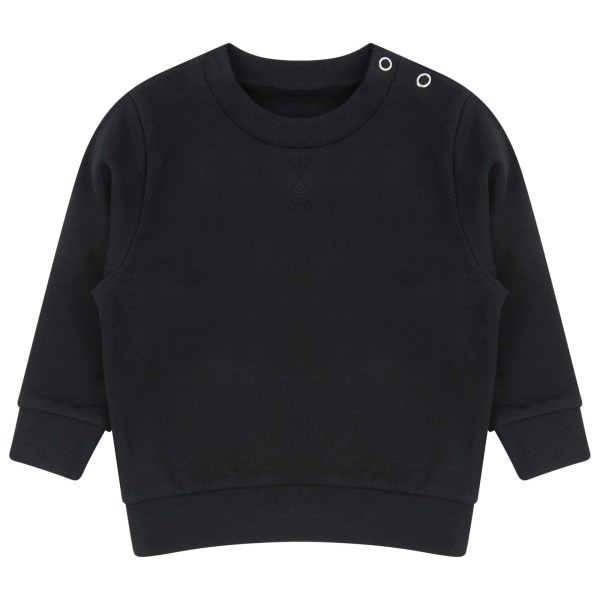 Larkwood Baby Sustainable Sweatshirt 0-6 månader Svart Black 0-6 Months