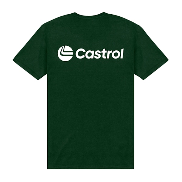 Castrol Unisex Vuxen Mono Pocket Print T-Shirt XXL Mörkgrön Dark Green XXL