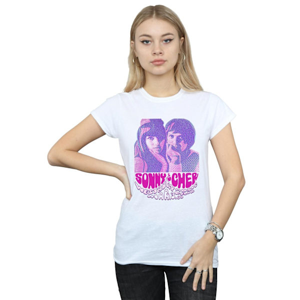 Sonny & Cher Dam/Dam Westbury Music Fair Bomull T-shirt L White L