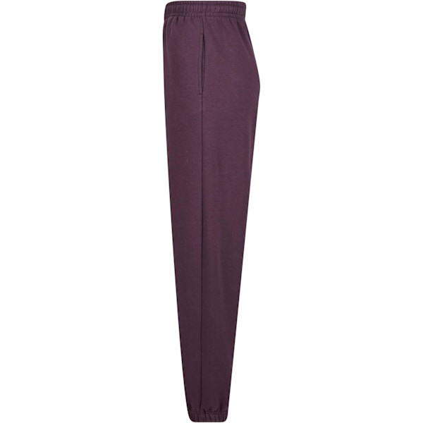 Build Your Brand Dam/Dam Fluffiga Mjukisbyxor 4XL Plommonlila Plum Purple 4XL