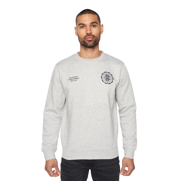 Duck and Cover Herr Keyaan Crew Neck Sweatshirt XL Grå Melange Grey Marl XL