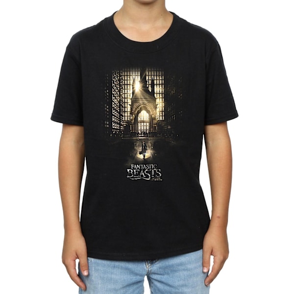 Fantastiska vidunder Boys film affisch T-shirt 9-11 år svart Black 9-11 Years