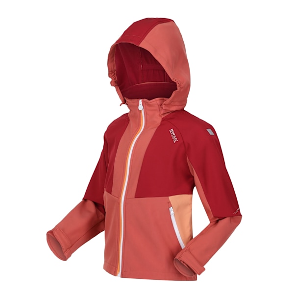 Regatta Haydenbury Softshelljacka för barn 5-6 år M Mineral Red/Rumba Red 5-6 Years