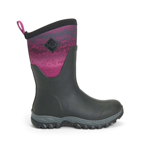 Muck Boots Unisex Arctic Sport Mid Pull On Stövlar 5 UK Svart/Magenta Black/Magenta 5 UK