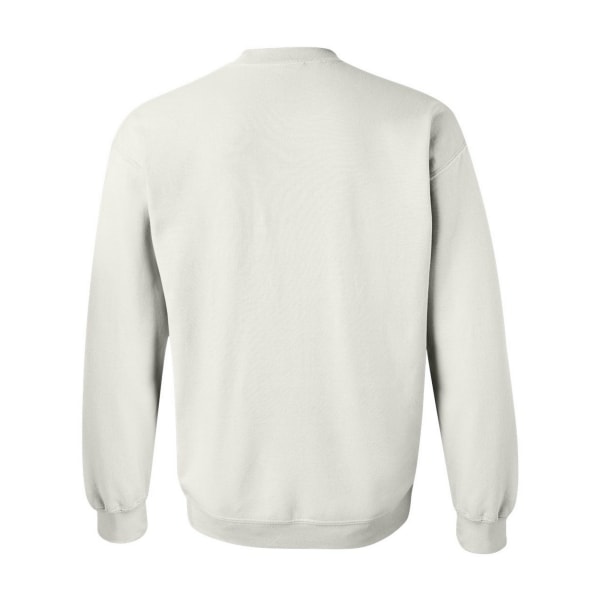 Gildan Heavy Blend Unisex tröja med rund hals för vuxna 3XL Vit White 3XL