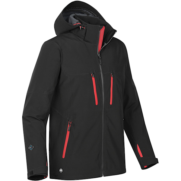 Stormtech Patrol Softshelljacka för herr L Svart/Ljusröd Black/Bright Red L