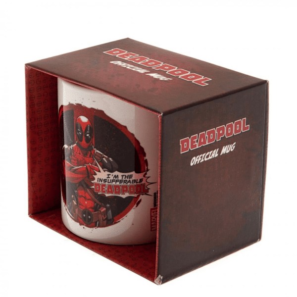 Deadpool Insufferable Mugg En Storlek Vit/Röd/Svart White/Red/Black One Size