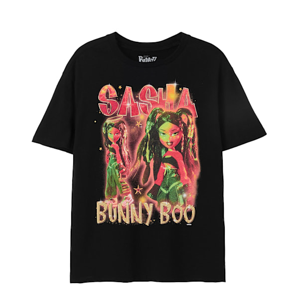 Bratz Dam/Kvinnor Sasha Kortärmad T-shirt 3XL Svart Black 3XL