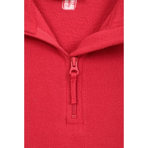 Mountain Warehouse Barn/Barn Camber II Half Zip Fleece Jac Red 7-8 Years