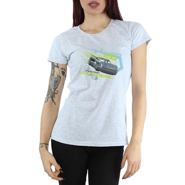 Disney Dam/Kvinnor Bilar Jackson Storm Bomull T-shirt XL Sport Sports Grey XL