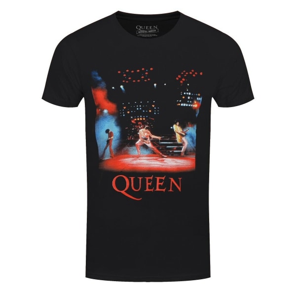Queen Unisex Adult Live Shot Spotlight T-shirt XL Svart Black XL