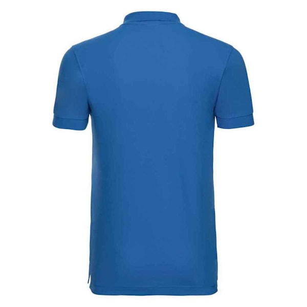 Russell Herr Stretch Poloskjorta L Azure Blue Azure Blue L