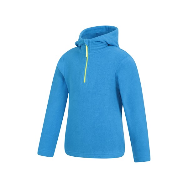Mountain Warehouse Camber II Fleece Hoodie för Barn/Ungdom 7-8 År Cobalt 7-8 Years