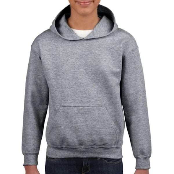 Gildan Heavy Blend Unisex Barn Hoodie / Hoo Graphite Heather XS