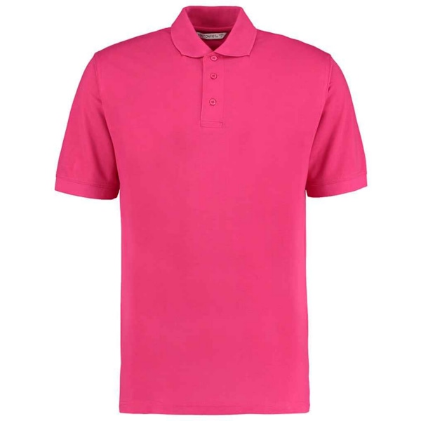 Kustom Kit Klassisk Pikétröja för Herr L Raspberry Raspberry L