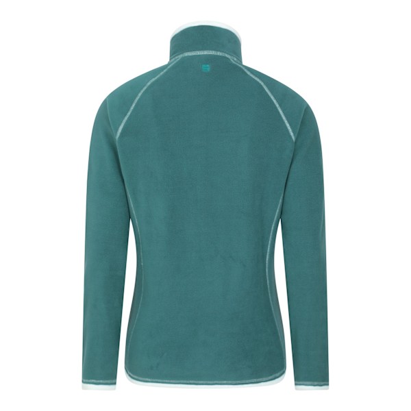 Mountain Warehouse Montana Halvzip Fleece Topp för Kvinnor/Dam 12 Teal 12 UK