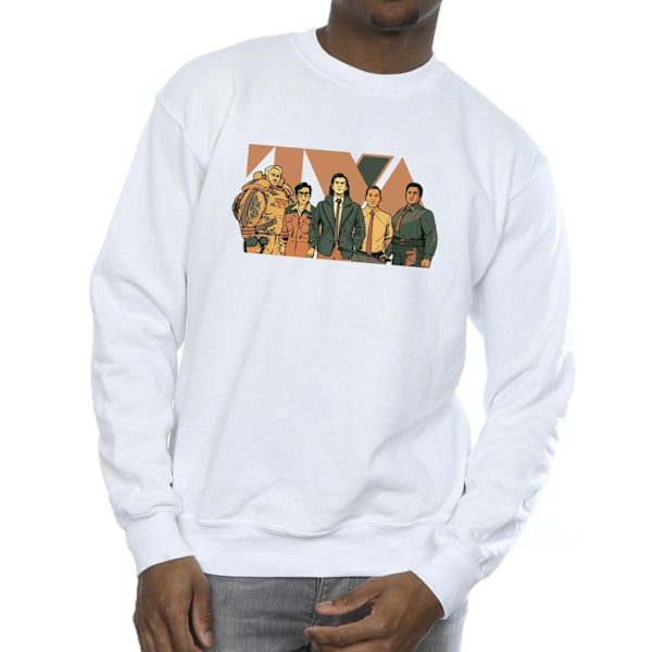 Marvel Herr Loki TVA Group Sweatshirt 4XL Vit White 4XL