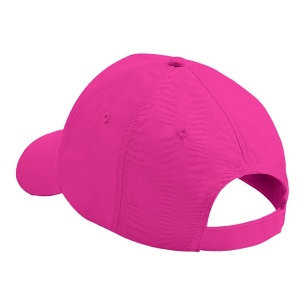 Beechfield Unisex Original 5-Panel Baseballkeps i enfärgad design, One Size Fuchsia One Size