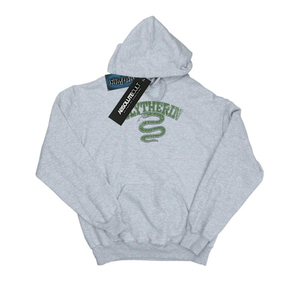 Harry Potter Herr Slytherin Sport Emblem Hoodie XXL Sports Grey Sports Grey XXL
