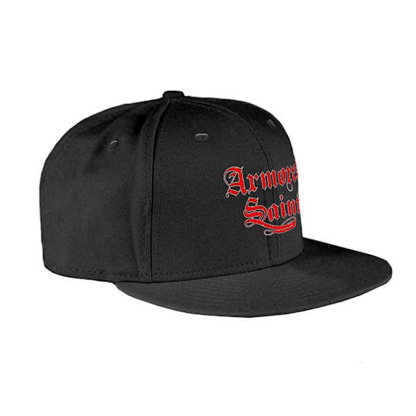 Armored Saint Logo Baseball Cap En Storlek Svart/Röd Black/Red One Size