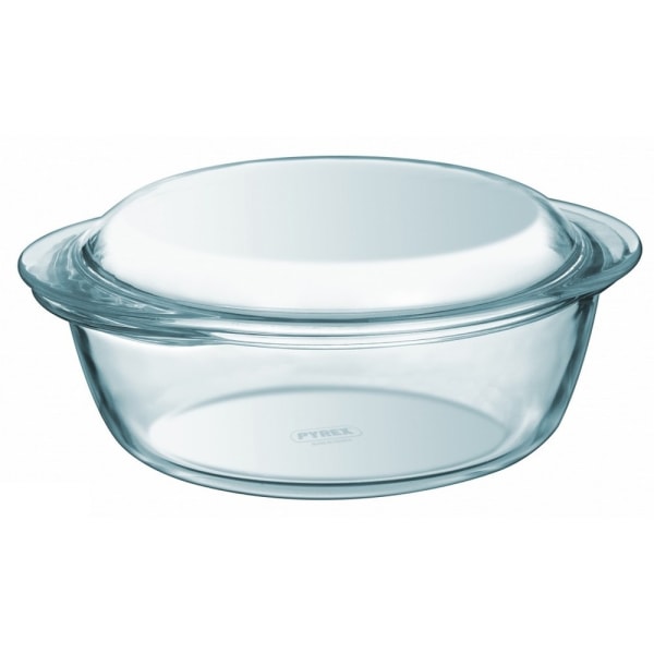 Pyrex Essentials Rund gryta 1l Transparent Transparent 1l