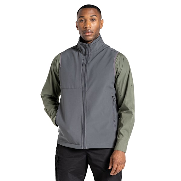 Craghoppers Expert Basecamp Softshell Gilet M Carbon Grey för män Carbon Grey M