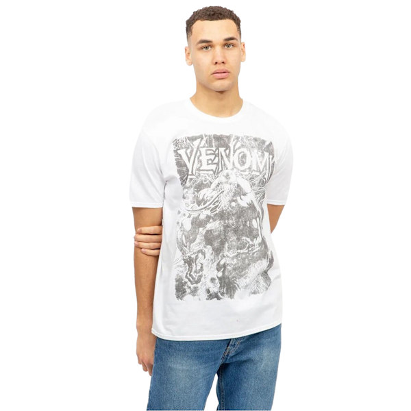 Venom Mens Web T-Shirt L Vit/Svart White/Black L