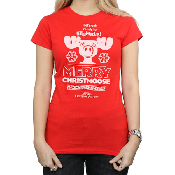 National Lampoon's Christmas Vacation Damkläder/Dam Merry Chris Red S