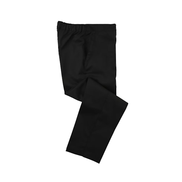 Dennys Unisex Svart Elastisk Byxa / Kockkläder XS Svart Black XS