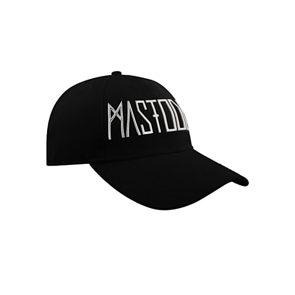 Mastodon Unisex Vuxen Logo Baseball Cap En Storlek Svart/Sonic Silver Black/Sonic Silver One Size