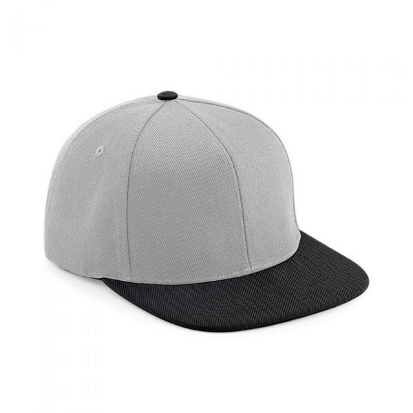 Beechfield Unisex Vuxen Snapback Cap One Size Svart/Grå Black/Grey One Size