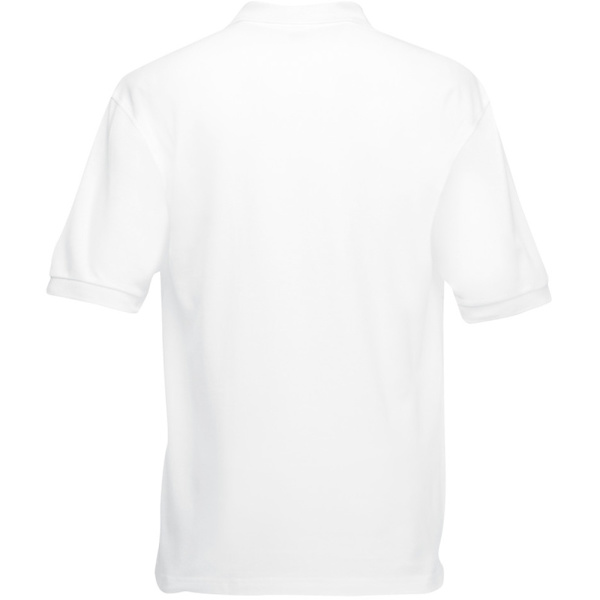Fruit Of The Loom Herr 65/35 Pique Kortärmad Polotröja 3XL White 3XL