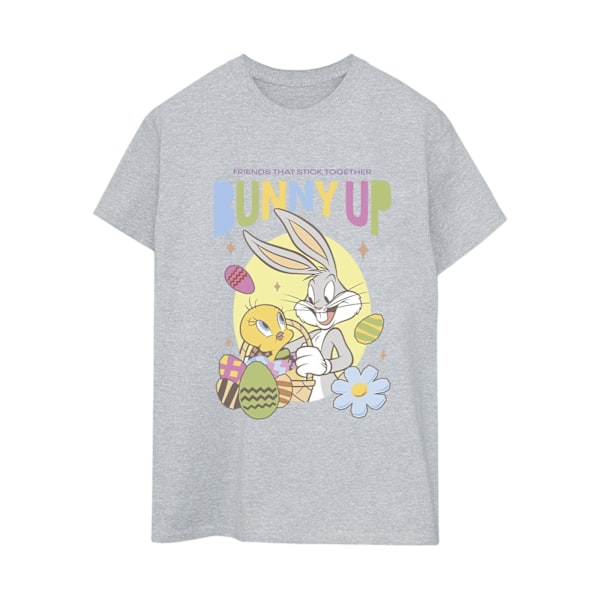 Looney Tunes Dam/Damer Kanin Upp Bomull Pojkvän T-shirt XL Sports Grey XL