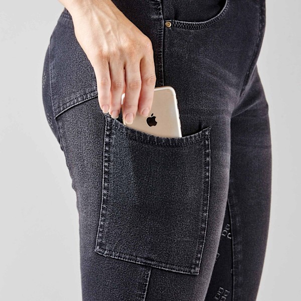 Dublin Womens/Ladies Shona Denim Breeches 18 UK Ash Ash 18 UK