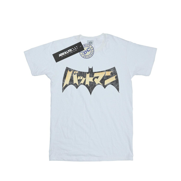 DC Comics Girls Batman International Logo Bomull T-shirt 5-6 år White 5-6 Years
