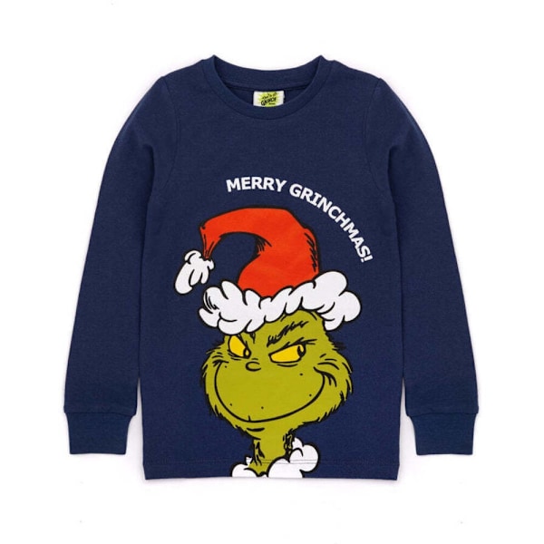 The Grinch Barn/Barnkläder Åtsittande Julpyjamas Set 2-3 År Blue/Green/White/Red 2-3 Years