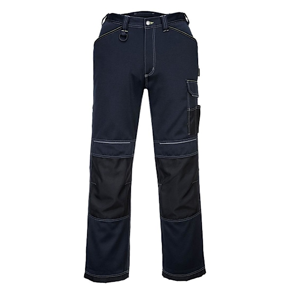 Portwest Herr PW3 Arbetarbyxor 41R Marinblå/Svart Navy/Black 41R