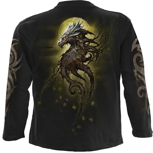 Spiral Direct Unisex Vuxen Ekdrak Långärmad T-shirt M Svart Black M