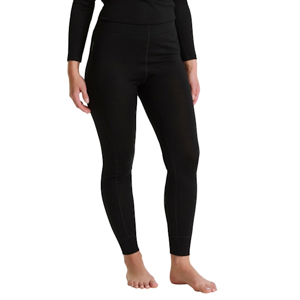 Craghoppers Merino Baselayer Tights för Kvinnor/Dam Storlek 12 UK Svart Black 12 UK